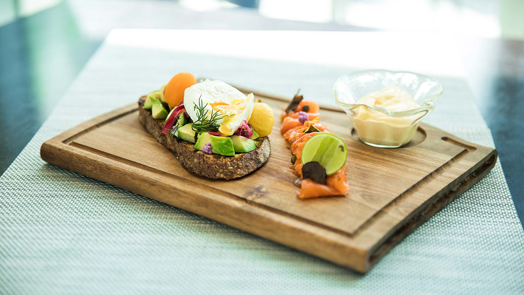 egg avocado toast